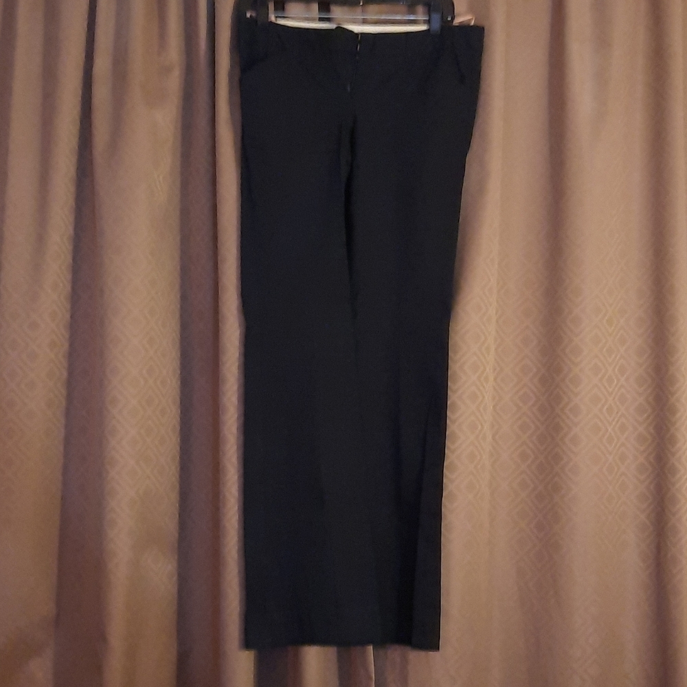 The Limited Drew Fit black straight cut slacks